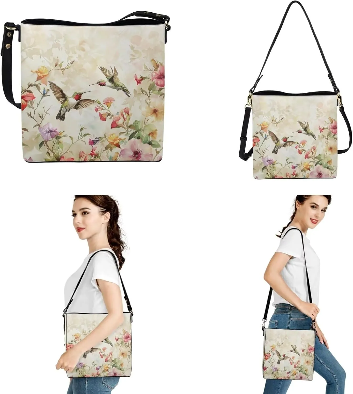 2pcs Purses For Women Wallet Shoulder Bag Top Handle Hand for Daliy Use