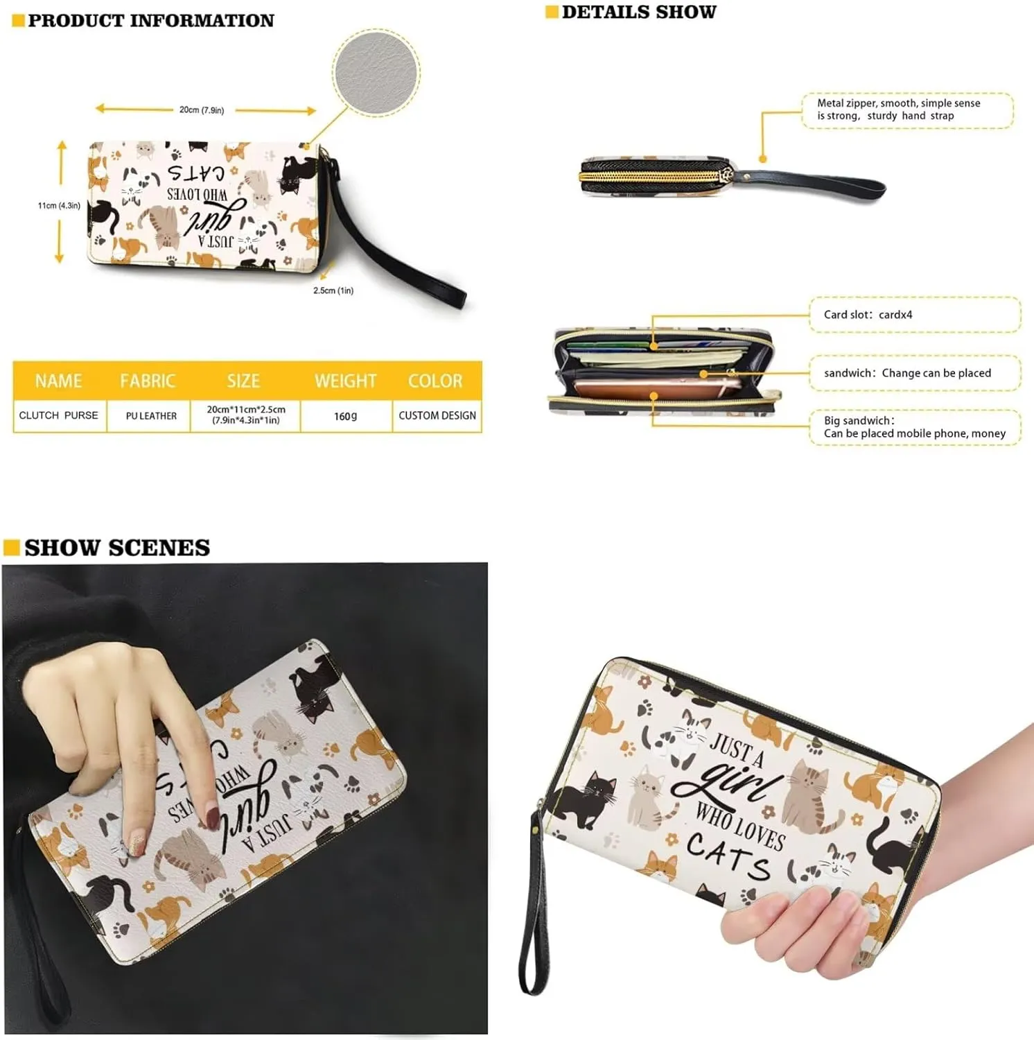 2pcs Purses for Women Wallet Shoulder Bag Top Handle Hand for Daliy Use