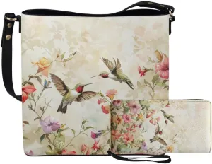 2pcs Purses For Women Wallet Shoulder Bag Top Handle Hand for Daliy Use
