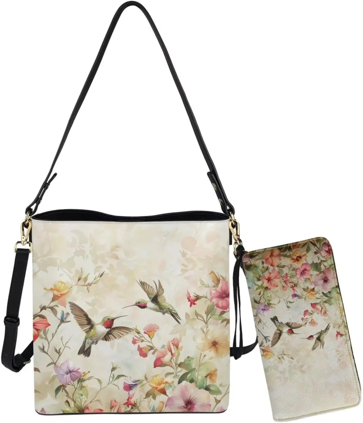 2pcs Purses For Women Wallet Shoulder Bag Top Handle Hand for Daliy Use