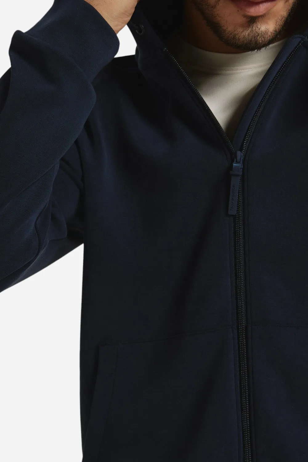 7 Diamonds Rev Full Zip Hoodie Navy