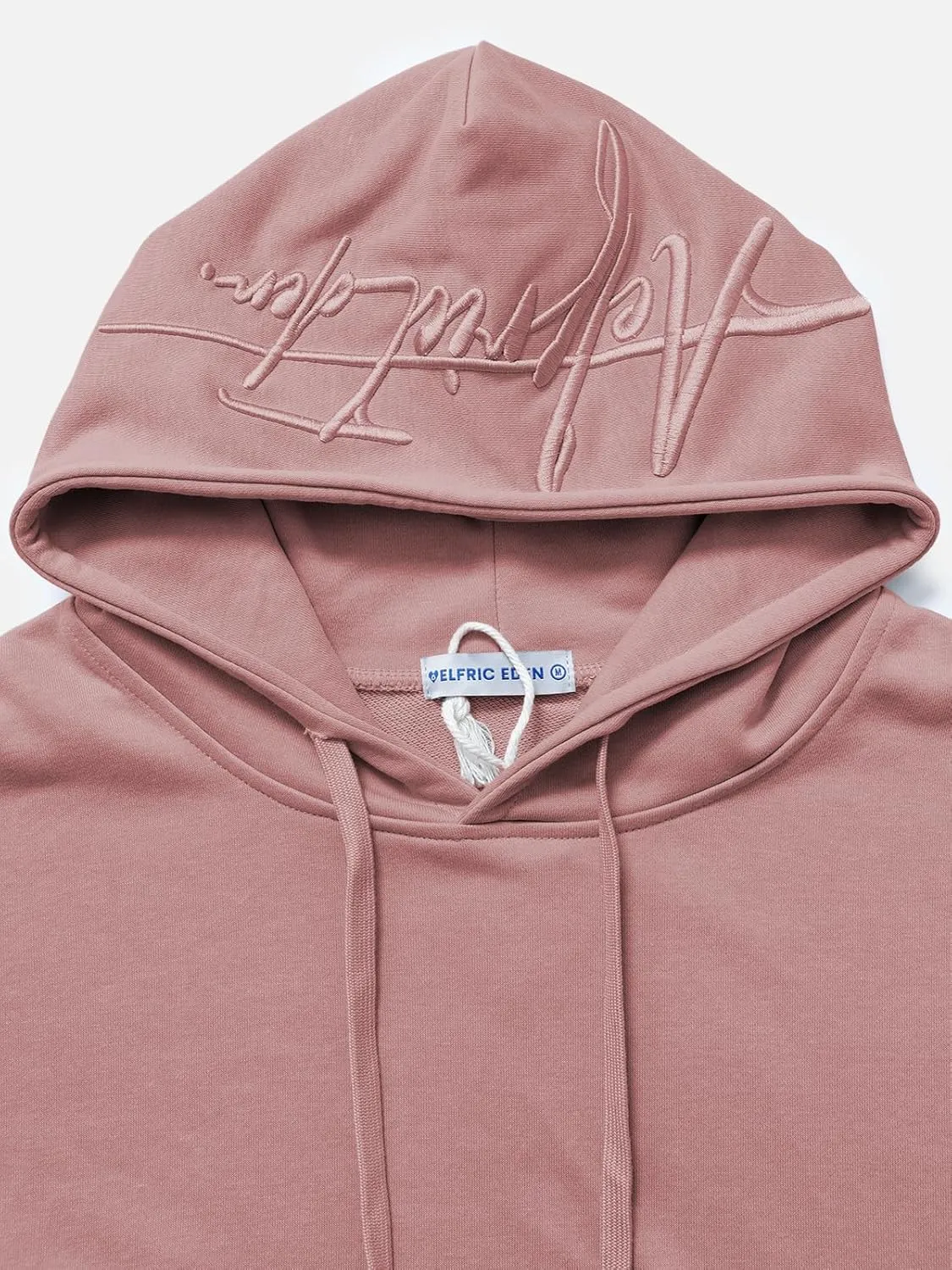 Aelfric Eden Embroidery Hoodies Oversized Y2k Hooded Sweatshirts Unisex Solid Color Hoodie Streetwear Pullover Tops