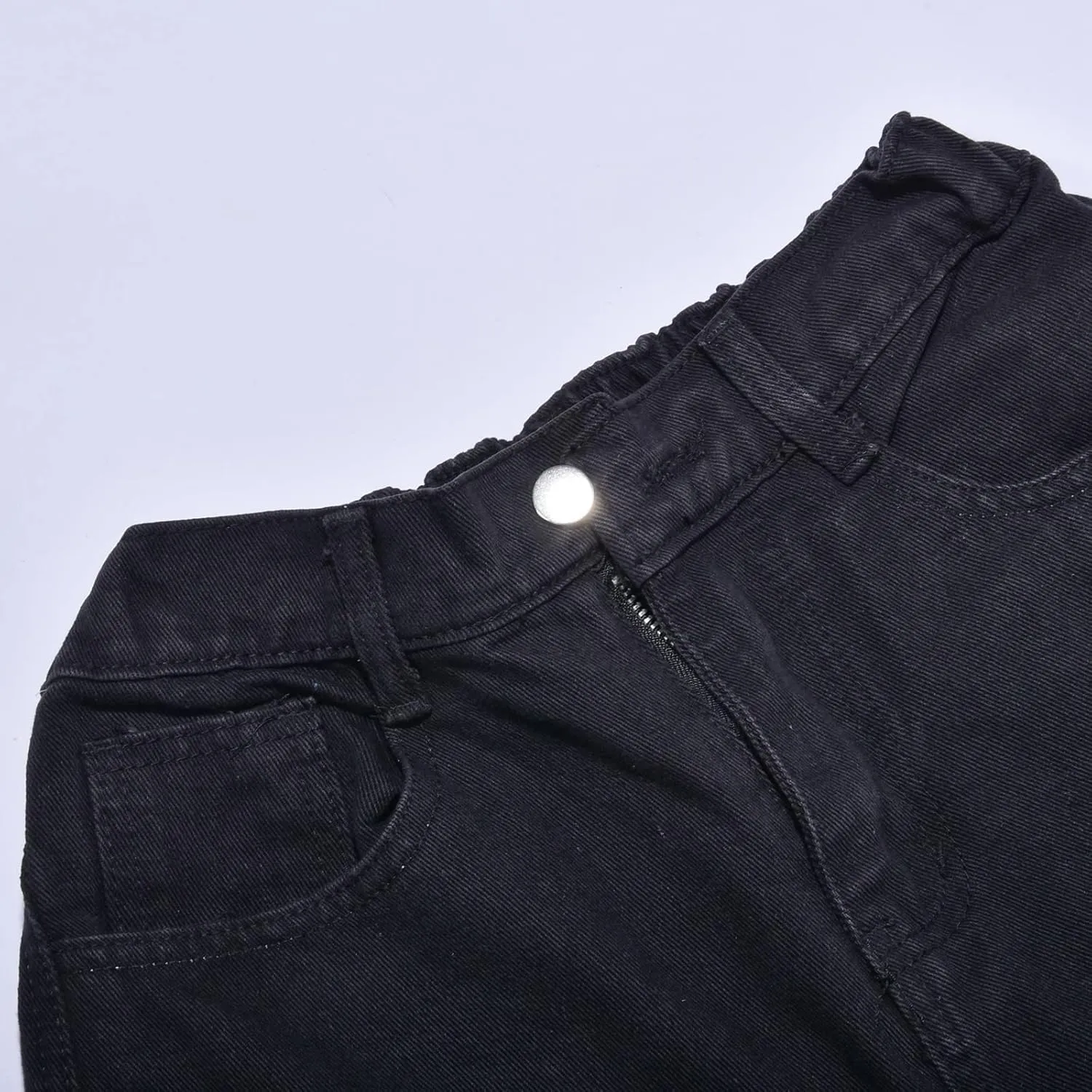 Baggy Cargo Jeans for Men Y2K Vintage Straight Wide Leg Aesthetic Clothes 90s Hip Hop Streetwear Trousers