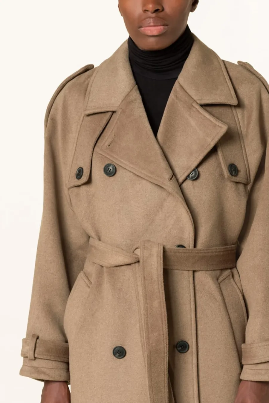 Bea Wool Coat Brown