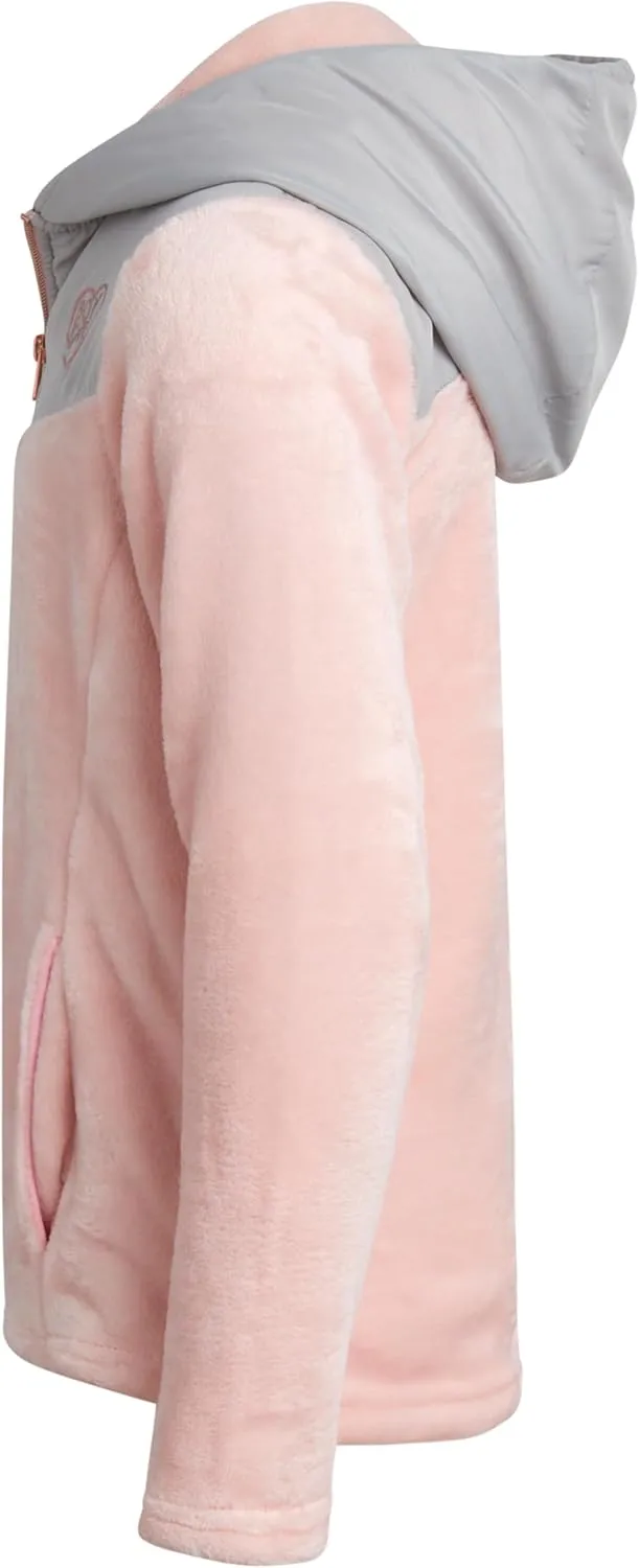 Body Glove Girls' Sweatshirt - Super Soft Plush Fleece Zip Up Hoodie Sweatshirt - Heavyweight Sweatshirt for Girls (7-12)