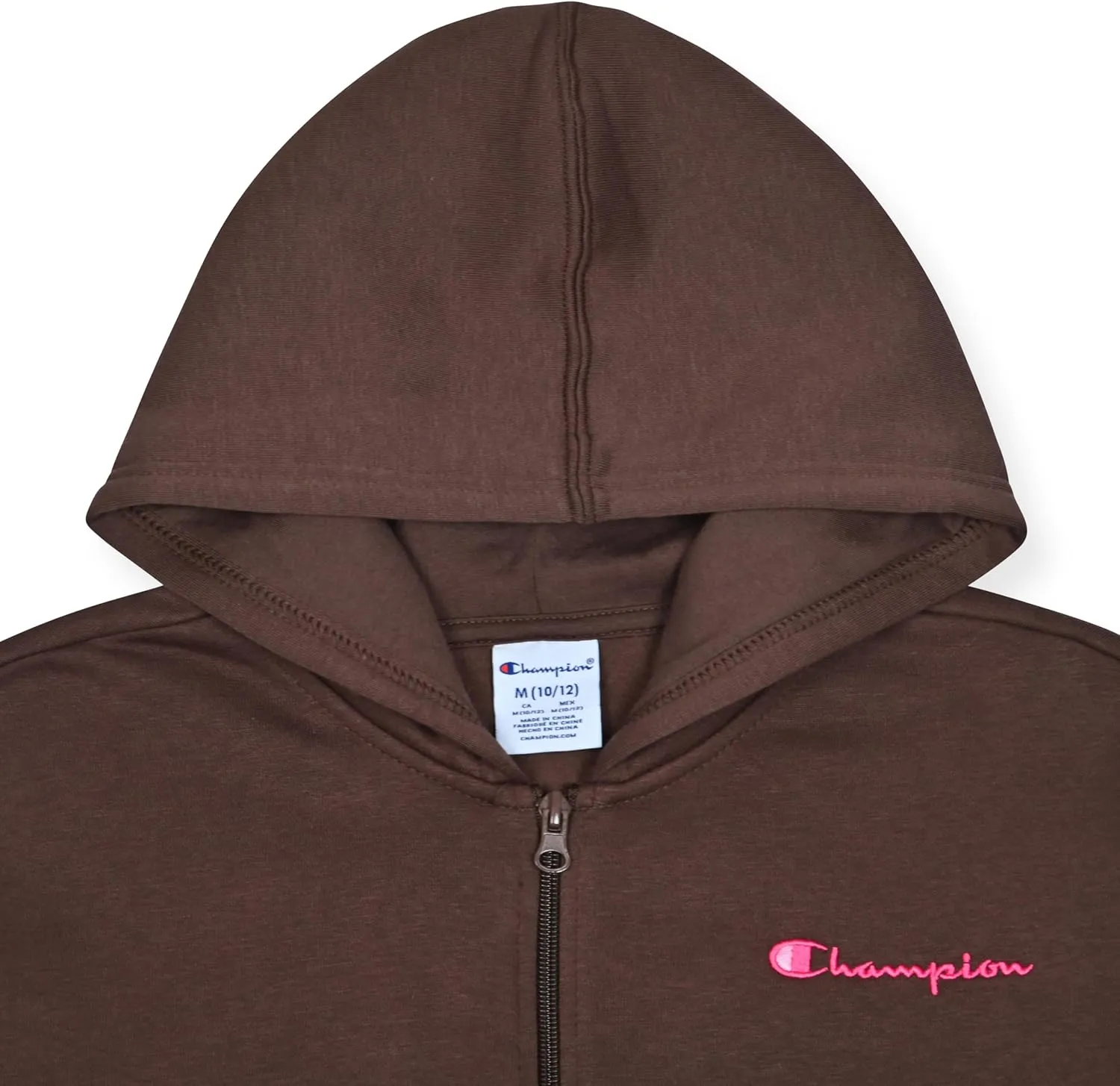 Champion Girls Hoodie Sweatshirt Zip Up Fleece Athletic Hoodie for Girl Clothing