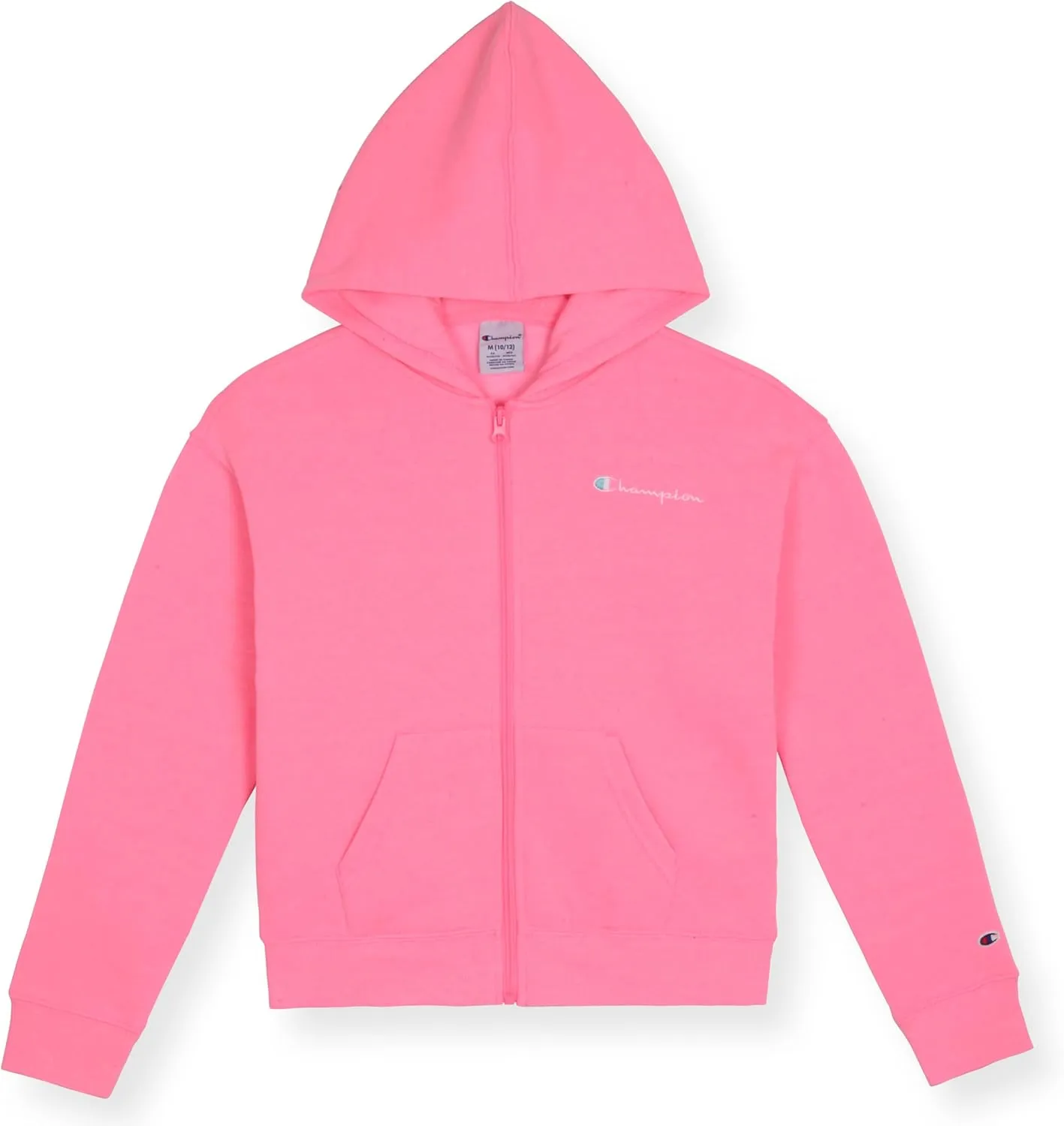 Champion Girls Hoodie Sweatshirt Zip Up Fleece Athletic Hoodie for Girl Clothing
