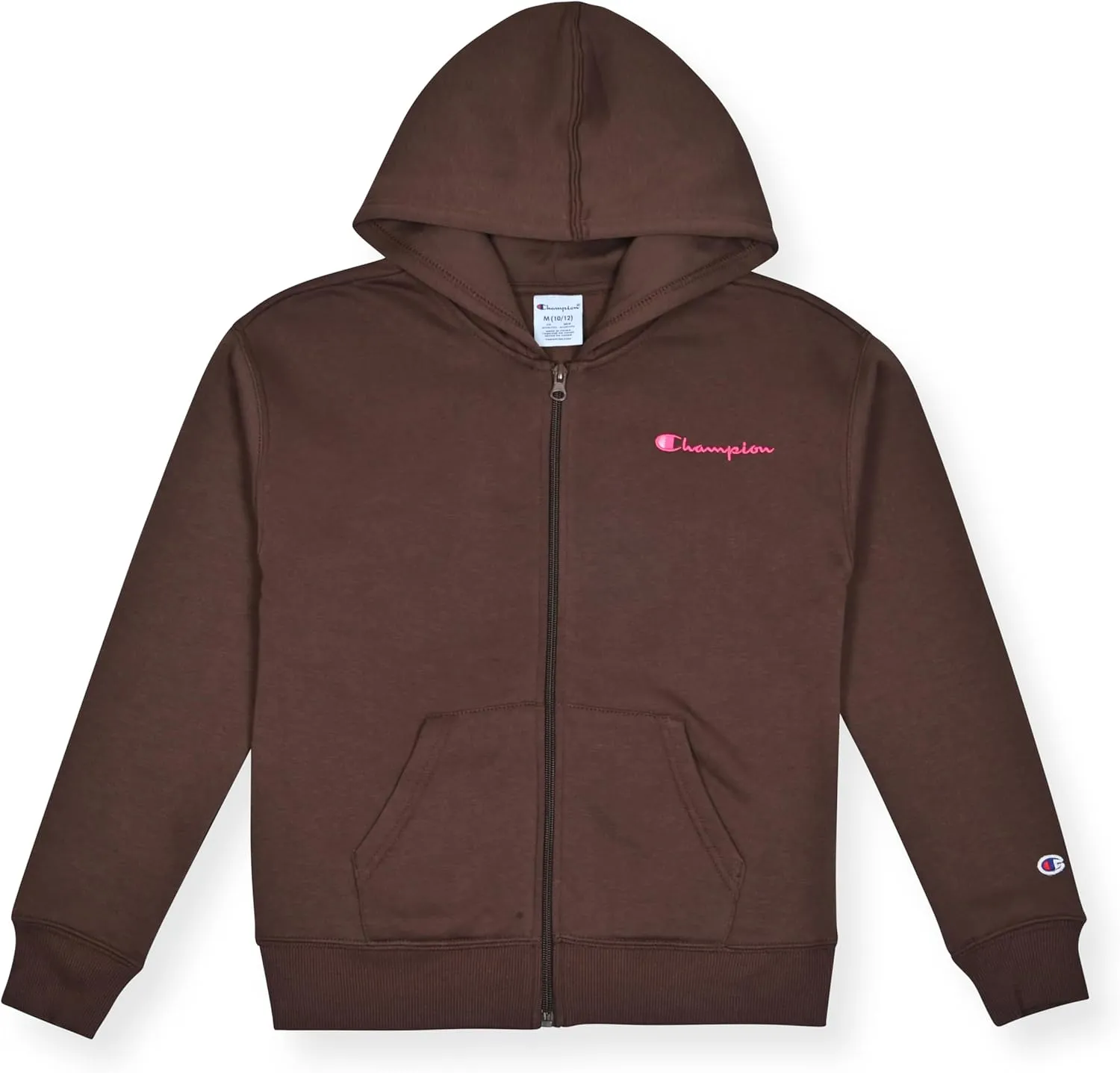 Champion Girls Hoodie Sweatshirt Zip Up Fleece Athletic Hoodie for Girl Clothing
