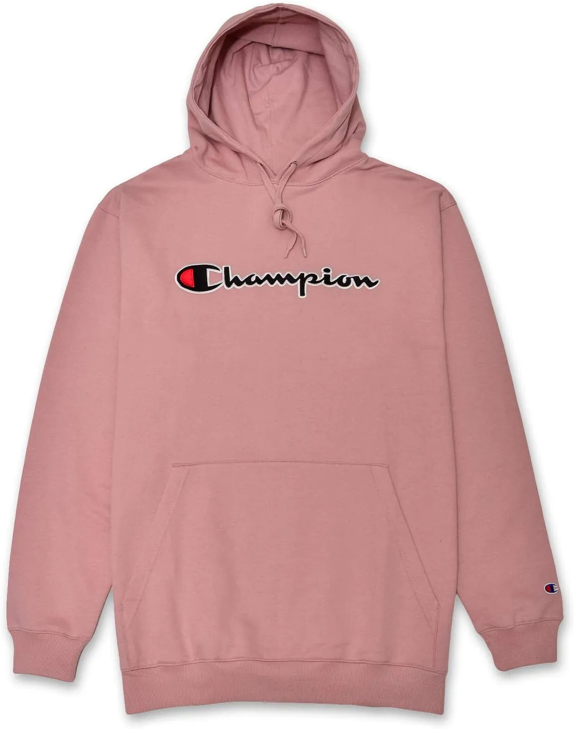 Champion Mens Hoodies Big and Tall - Embroidered Pullover Fleece Sweatshirt