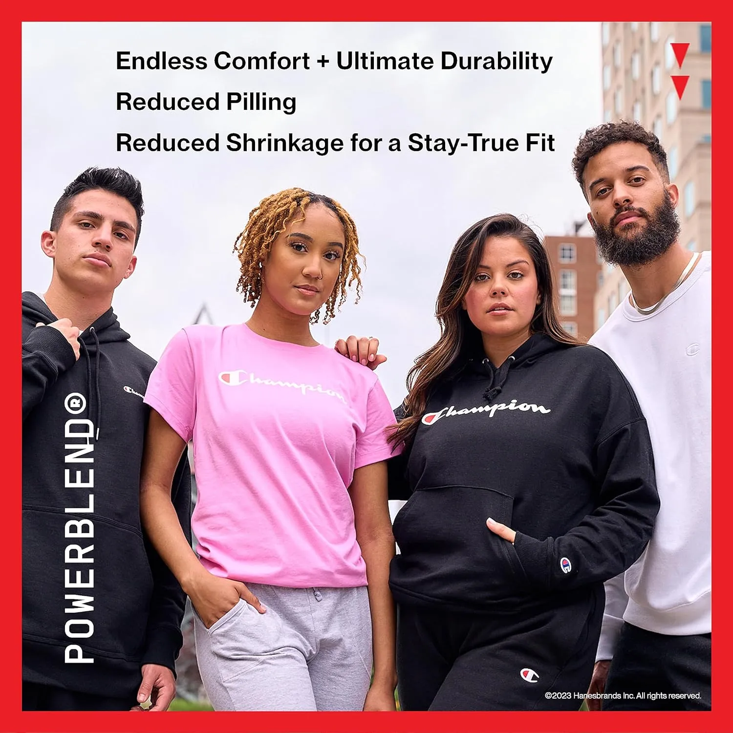 Champion Women's Full-zip Hoodie, Powerblend, Fleece Sweatshirt, Hoodie Sweatshirt for Women (Plus Size Available)