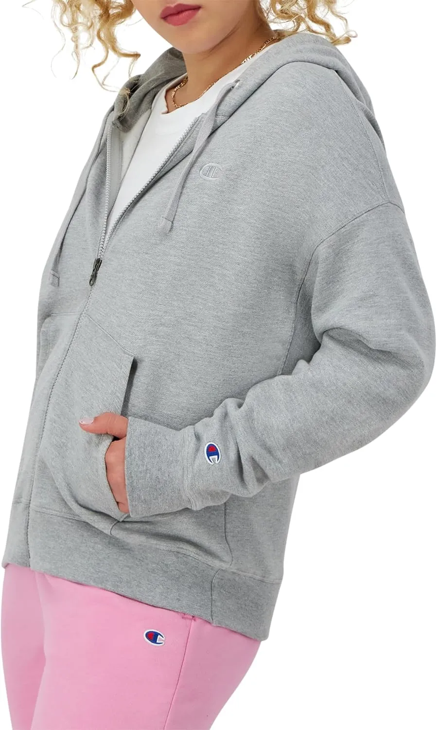 Champion Women's Full-zip Hoodie, Powerblend, Fleece Sweatshirt, Hoodie Sweatshirt for Women (Plus Size Available)