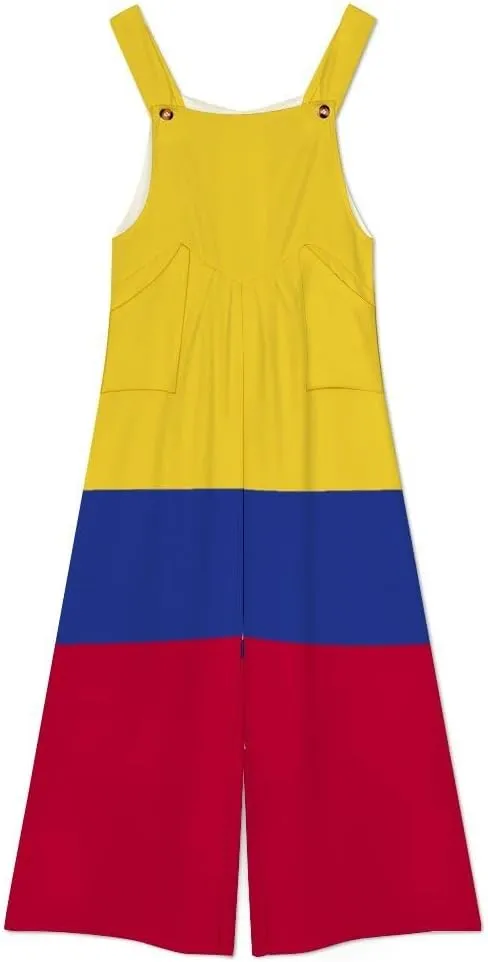 Colombia Flag V-Neck T-Shirt for Womens Summer Autumn Winter Creativity Top