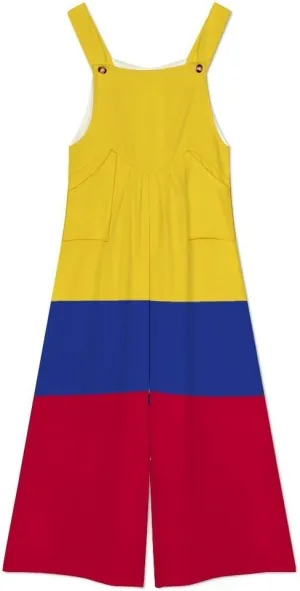 Colombia Flag V-Neck T-Shirt for Womens Summer Autumn Winter Creativity Top