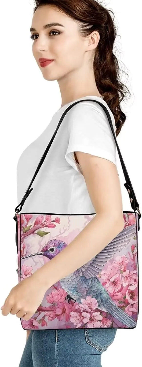 Cute Shoulder Bag Hobo Handbag for Women Purse Leather Top Handle Bags