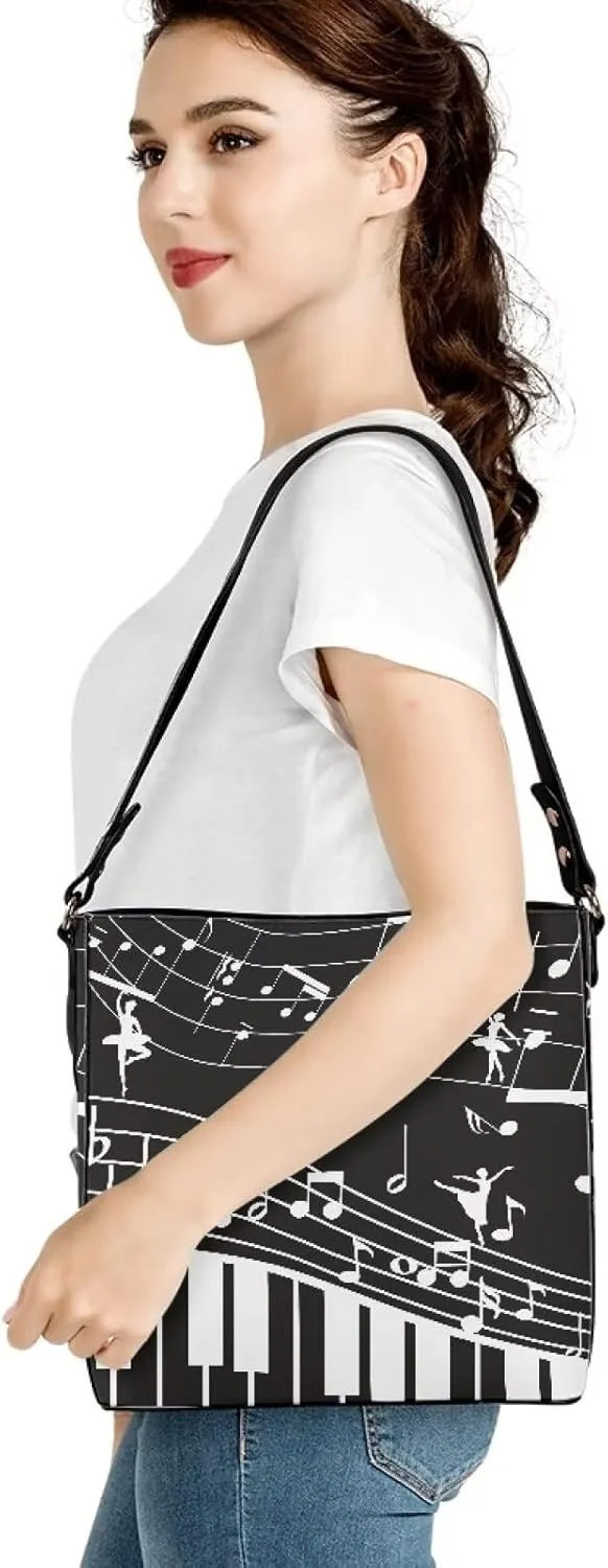 Cute Shoulder Bag Hobo Handbag for Women Purse Leather Top Handle Bags