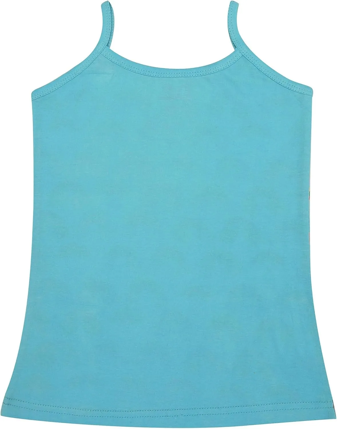 DChica Girls Strap Camisole, Sleeveless Summer Tank Top, Cotton Stretch Undershirts Inner Cami