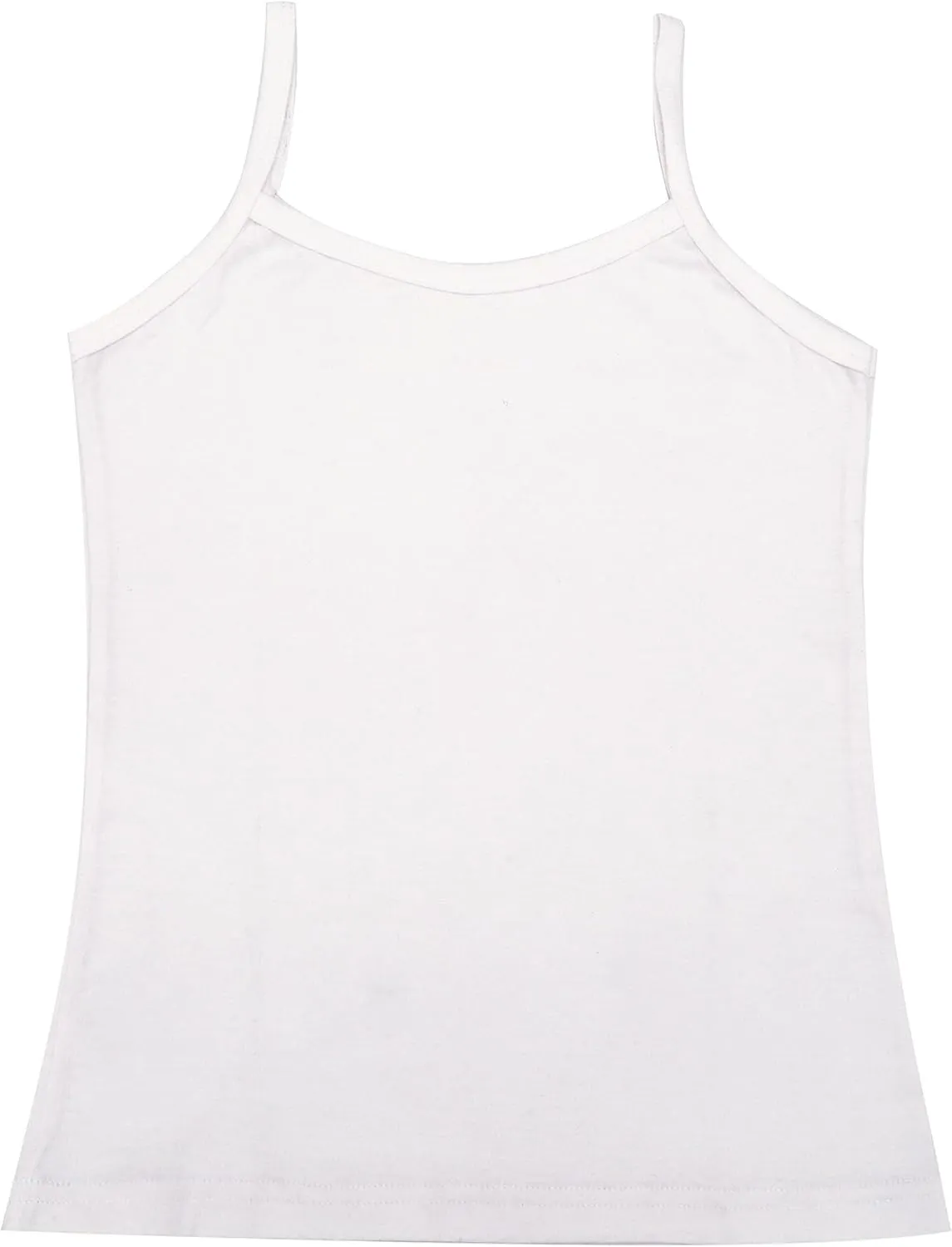 DChica Girls Strap Camisole, Sleeveless Summer Tank Top, Cotton Stretch Undershirts Inner Cami
