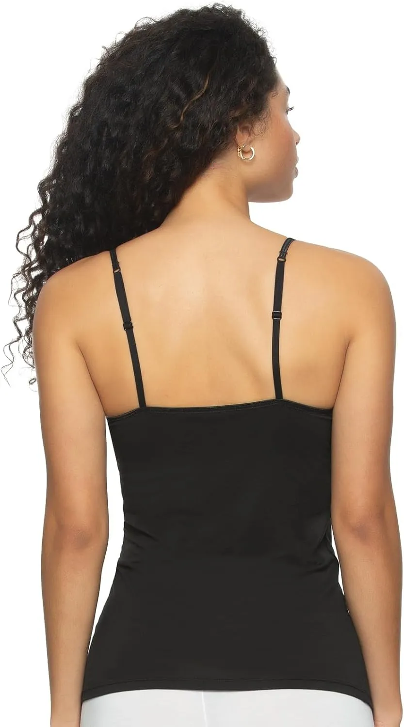 Felina | So Smooth Modal Cami Top with Hidden Built in Shelf Bra Support