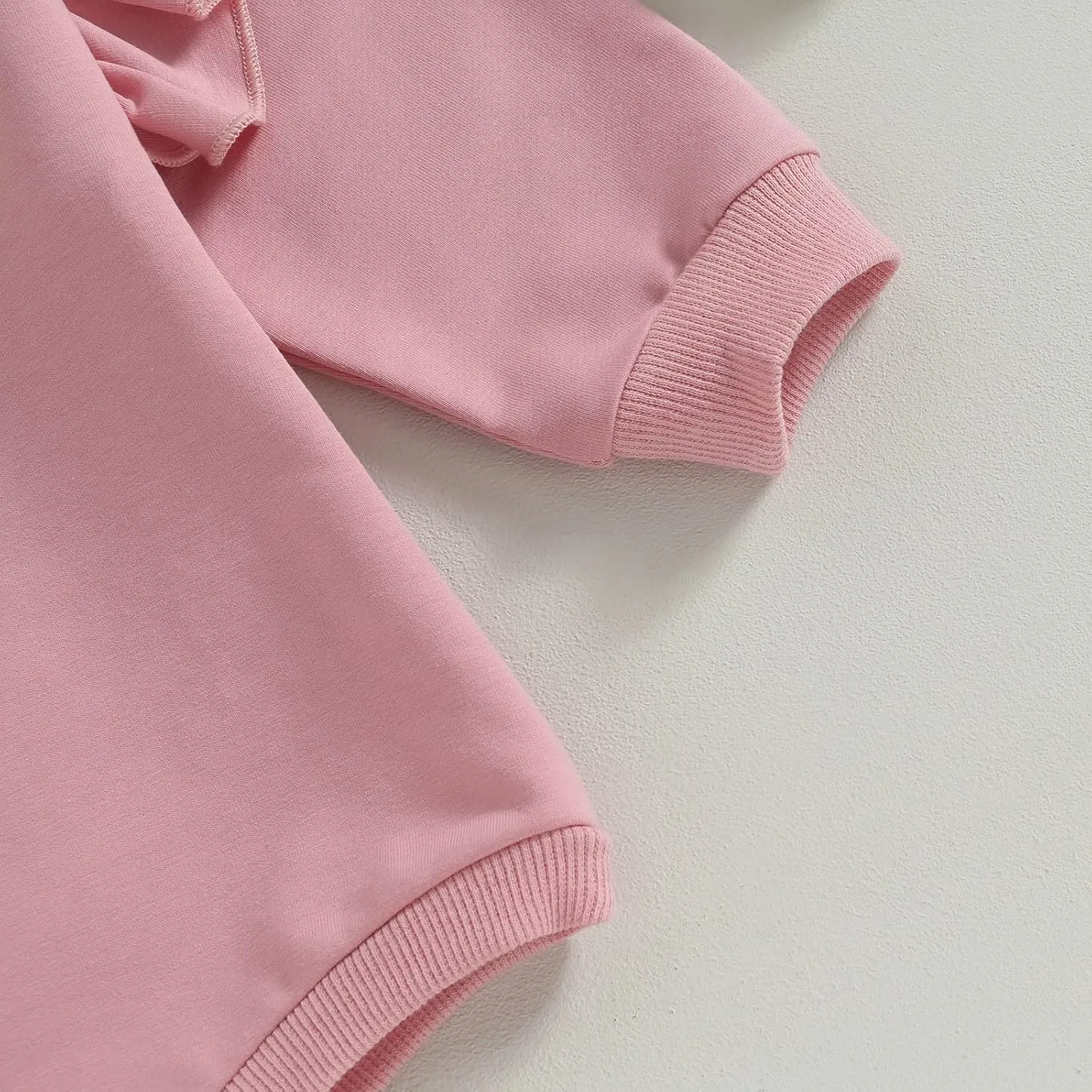 fhutpw Newborn Baby Girl Oversized Sweatshirt Romper Ruffle Long Sleeve Crewneck Onesie Sweater Tops Infant Fall Clothes