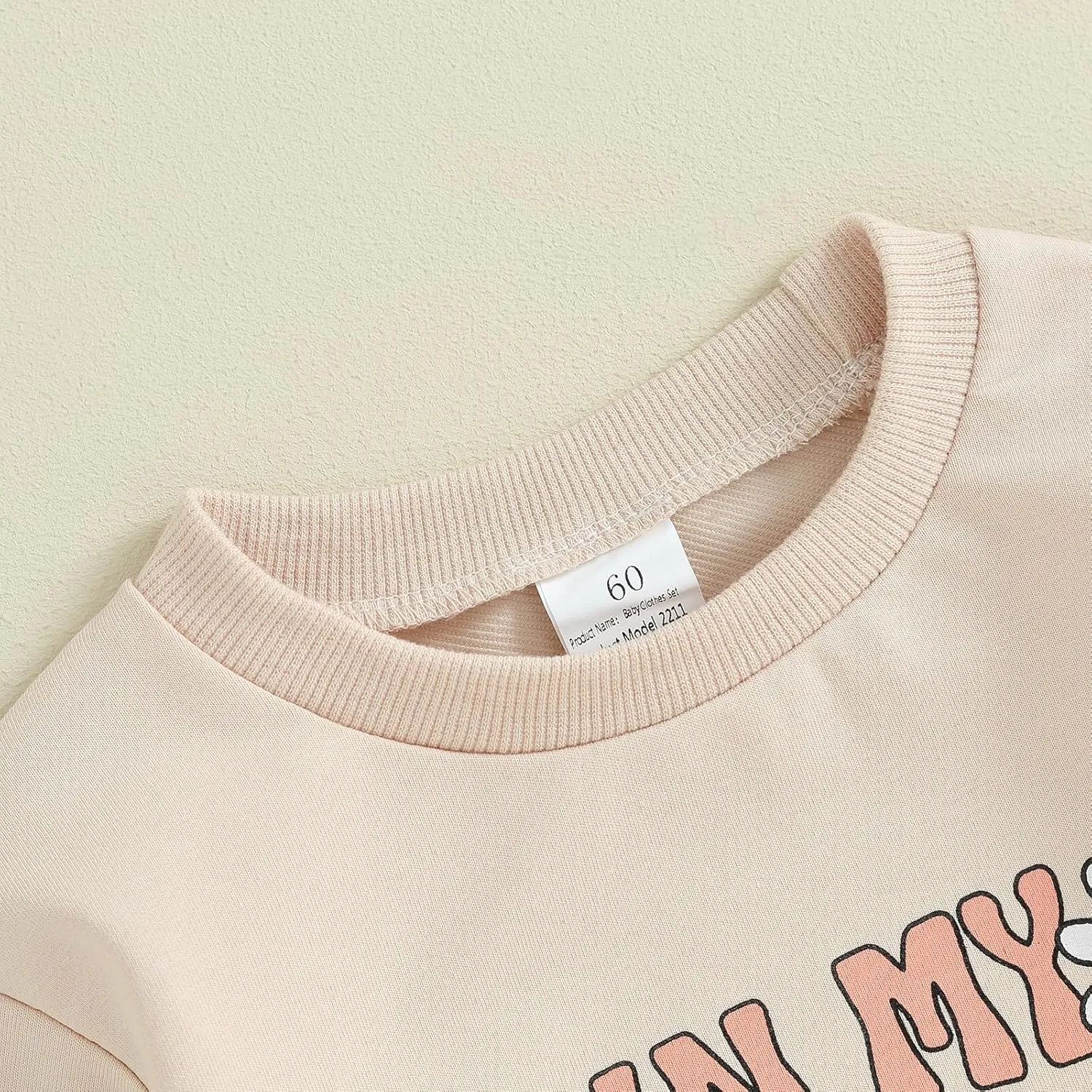 fhutpw Newborn Baby Girl Oversized Sweatshirt Romper Ruffle Long Sleeve Crewneck Onesie Sweater Tops Infant Fall Clothes