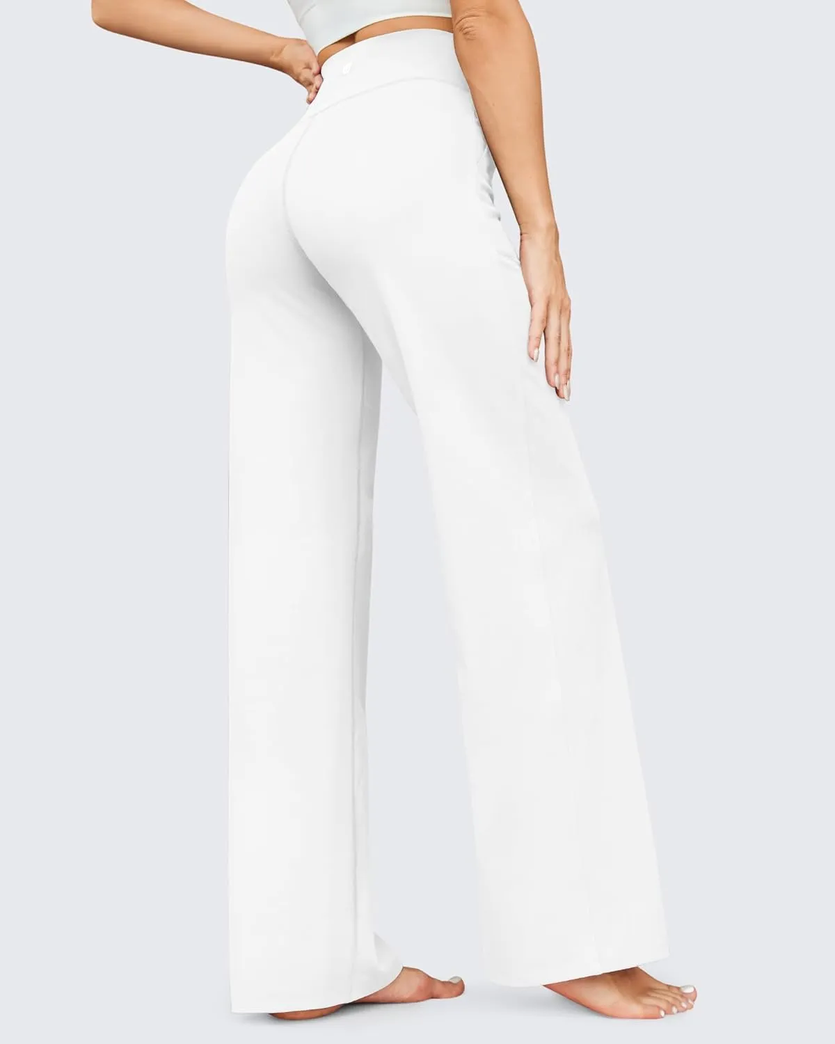 G4Free Wide Leg Pants for Women Yoga Pants High Waist Sweatpants with Pockets Stretch Lounge Pants Comfy Workout