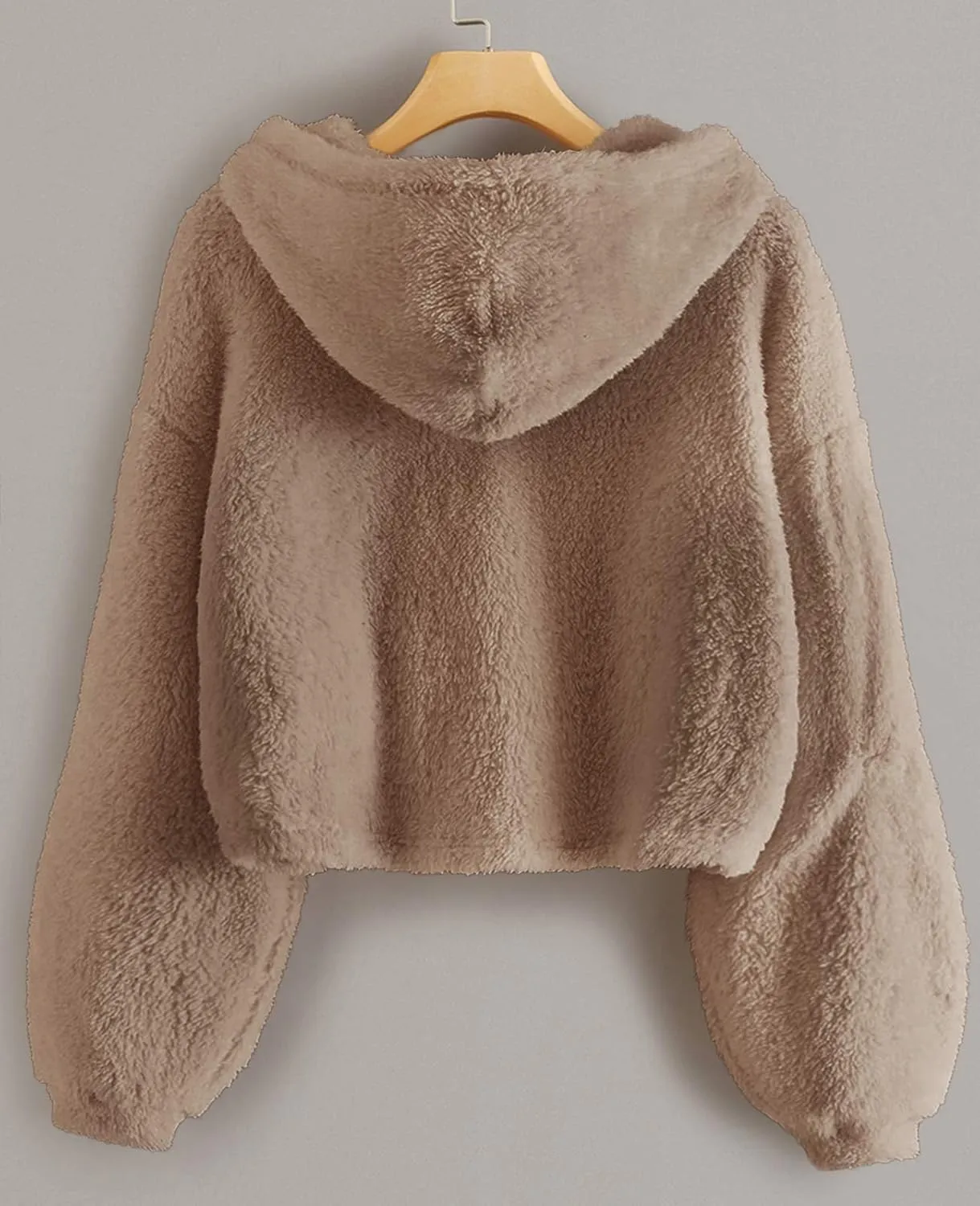 GAMISOTE Kids Girl's Fuzzy Hoodies Warm Loose Button Down Pullover Sherpa Jacket Top