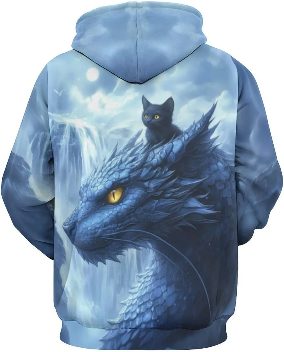GLUDEAR Unisex 3D Pattern Print Athletic Pullover Hoodies Hooded Sweatshirts