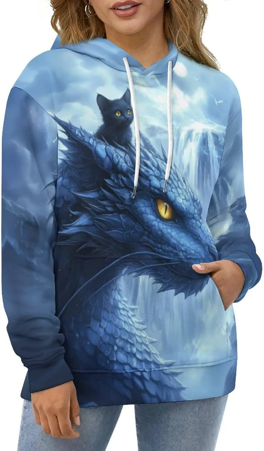 GLUDEAR Unisex 3D Pattern Print Athletic Pullover Hoodies Hooded Sweatshirts