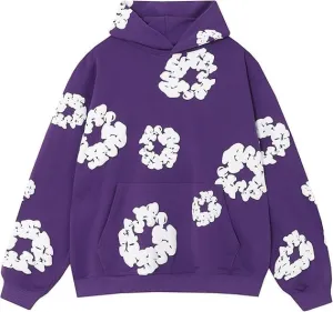 Graphic Vintage Hoodies Printed Hoodie Sweatshirt Casual Oversized Long Sleeve Streetwear Hooded Pullover Y/Z