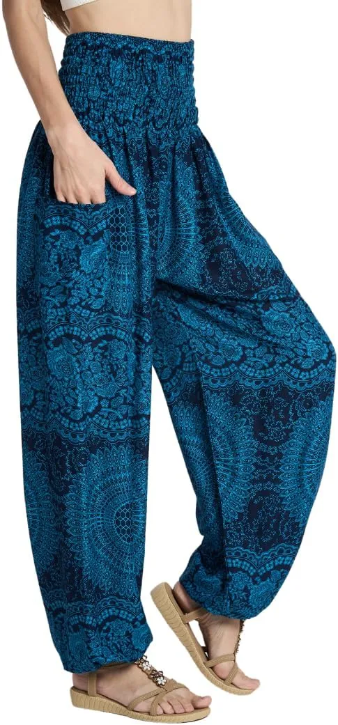 High-Waisted Boho Harem Yoga Pants for Women