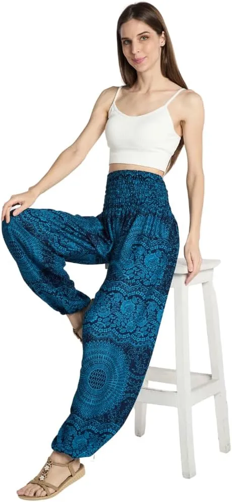 High-Waisted Boho Harem Yoga Pants for Women