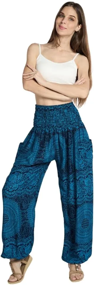High-Waisted Boho Harem Yoga Pants for Women