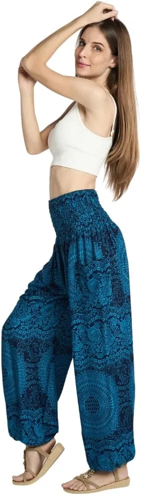 High-Waisted Boho Harem Yoga Pants for Women