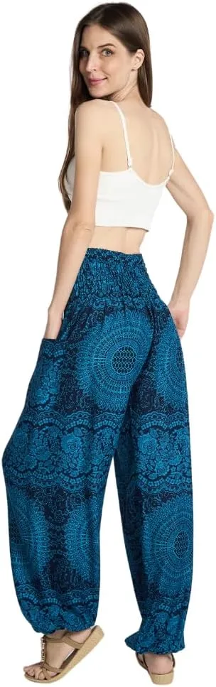 High-Waisted Boho Harem Yoga Pants for Women