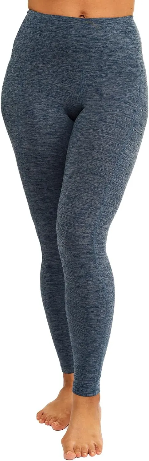 Hot Chillys Women's Clima-Tek Tights | Warm Breathable Moisture-Wicking Midweight Relaxed Fit Base Layer Thermal Leggings