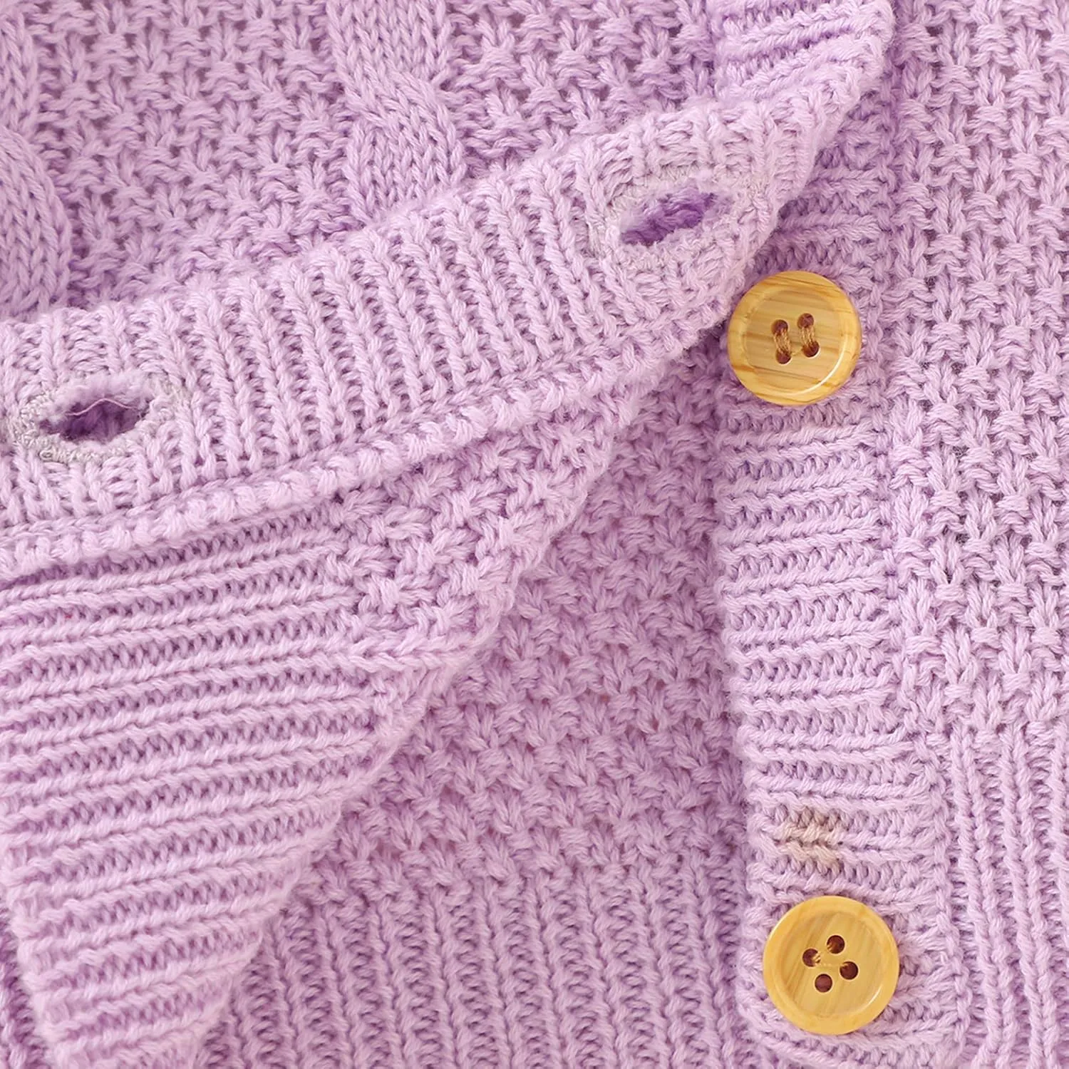 Infant Baby Boy Girl Long Sleeve Knitted Sweater Button Cardigan Coat Twist Knitwear Jacket Winter Warm Clothes