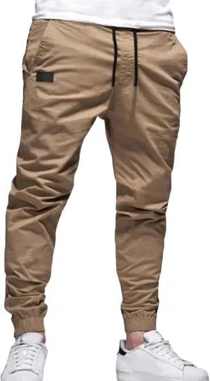 JEShifangjiusu Mens Fashion Cargo Pants Lightweight Athletic Joggers Pants Stretch Chino Trousers Sweatpants with Pockets