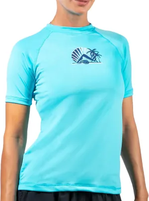 Kanu Surf Women's Breeze UPF 50 Short Sleeved Active Rashguard & Workout Top