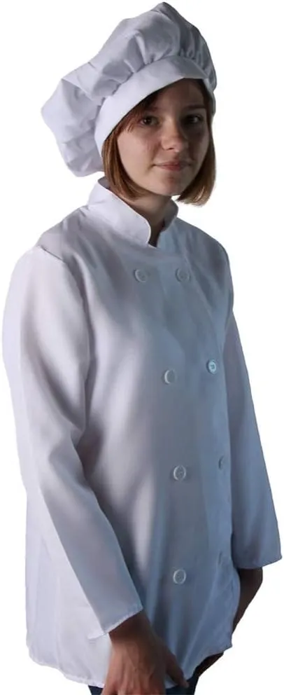 Kids Chef Costume Separates - Jacket & Hat or Pants (Choose Style and Size)