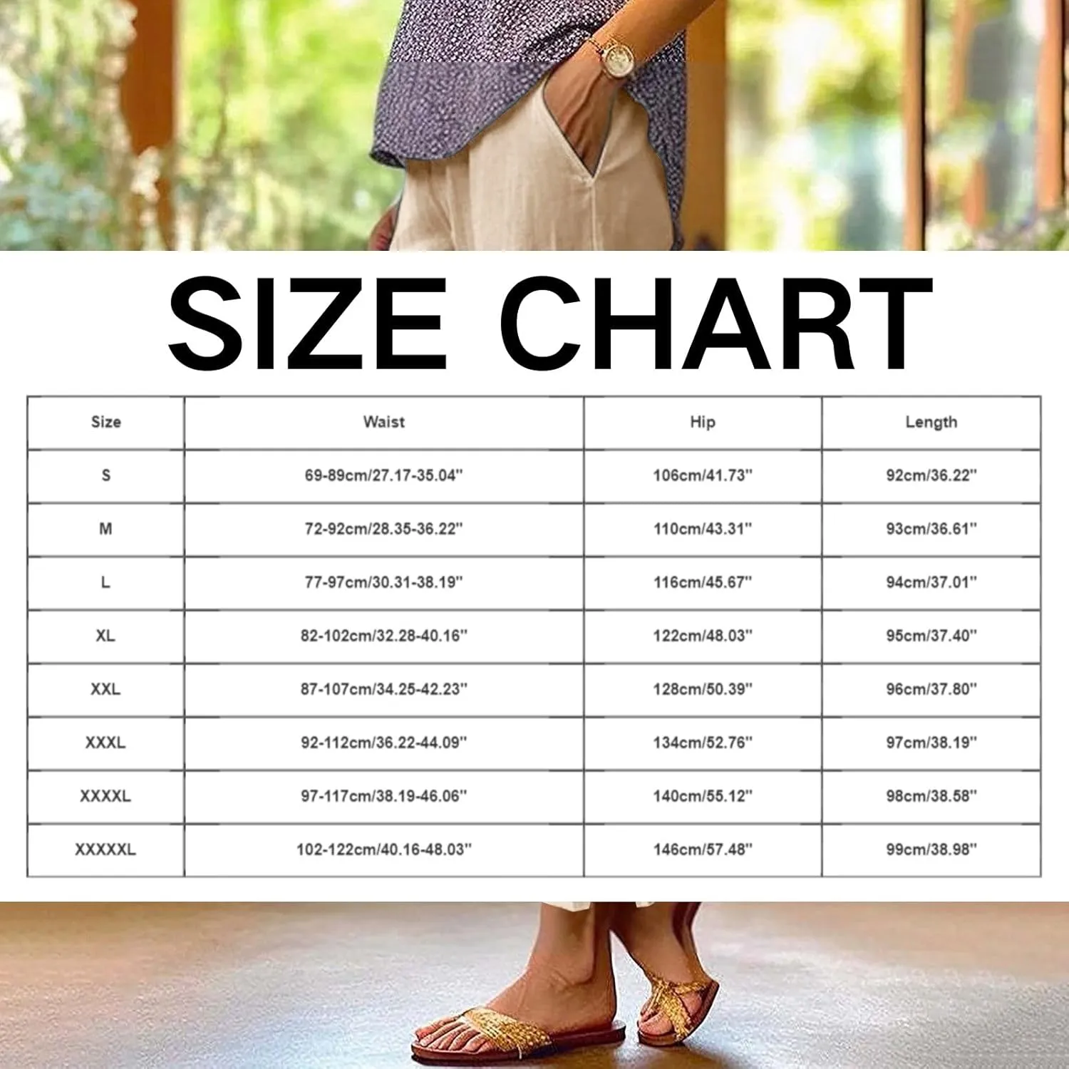 Linen Pants for Women Cotton Casual Elastic Waist Drawstring Straight Wide Leg Plus Size Capri Pant with Pockets 2025