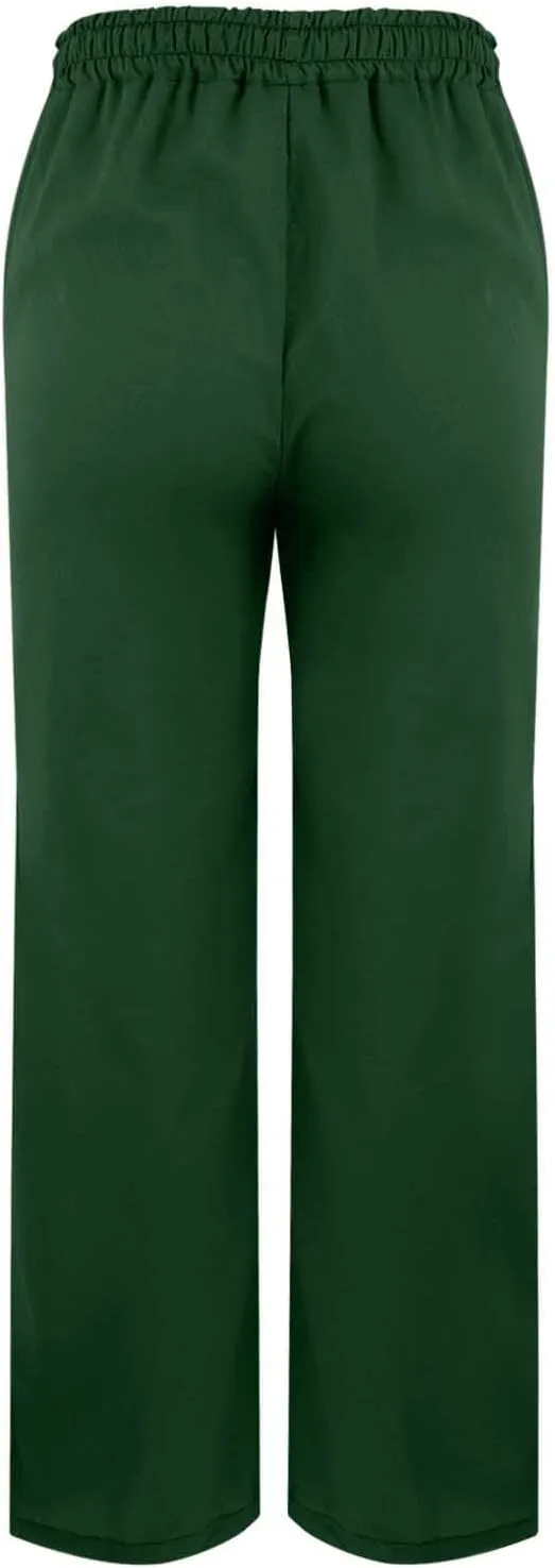 Linen Pants for Women Summer High Waist Elastic Straight Leg Lounge Pant Casual Loose Lightweight Beach Trousers 2025