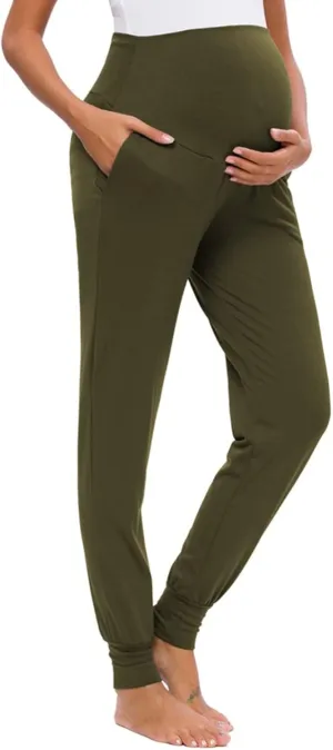 Liu & Qu Maternity Women's Casual Pants Stretchy Comfortable Lounge Pants