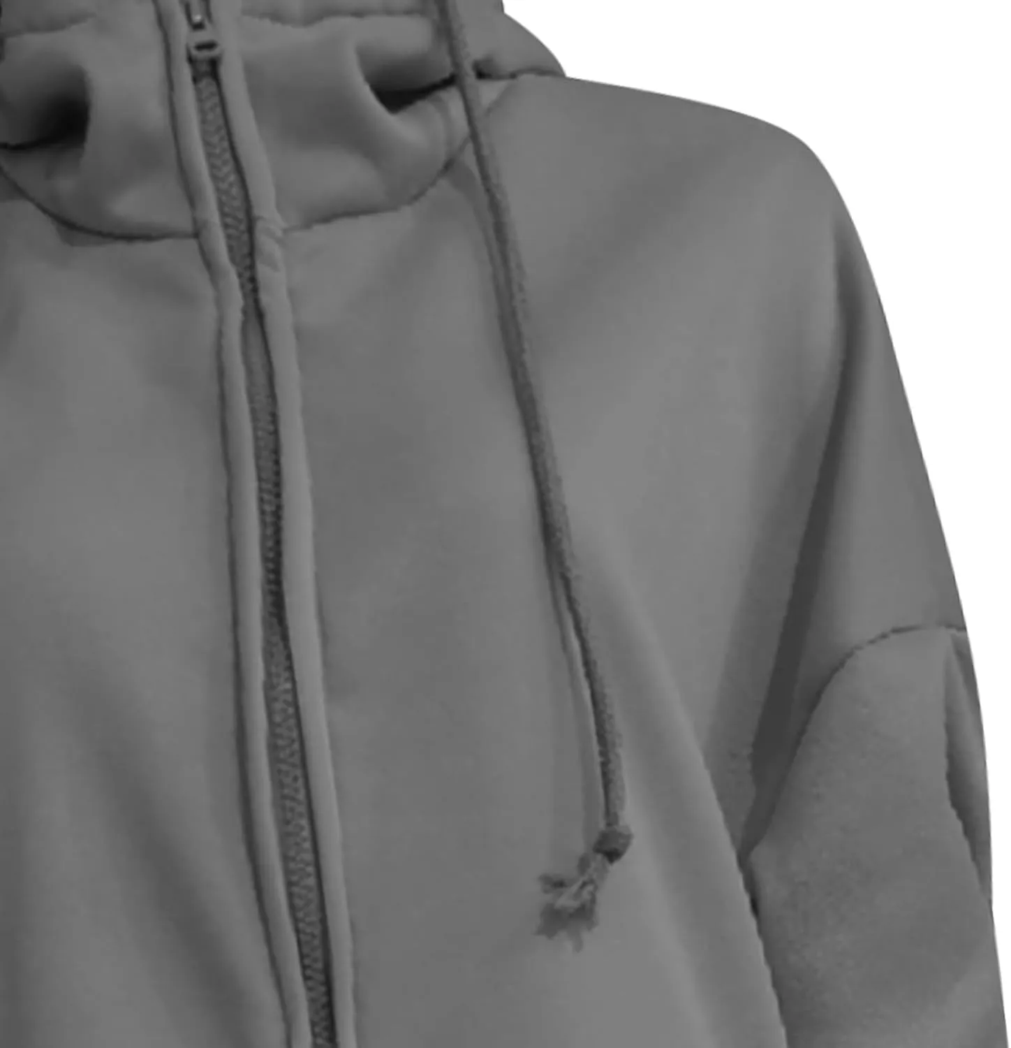 Long Zip Up Hoodies for Women Casual Long Sleeve Hooded Fleece Jackets Loose Fit Tunic Fall Sweatshirts with Pockets