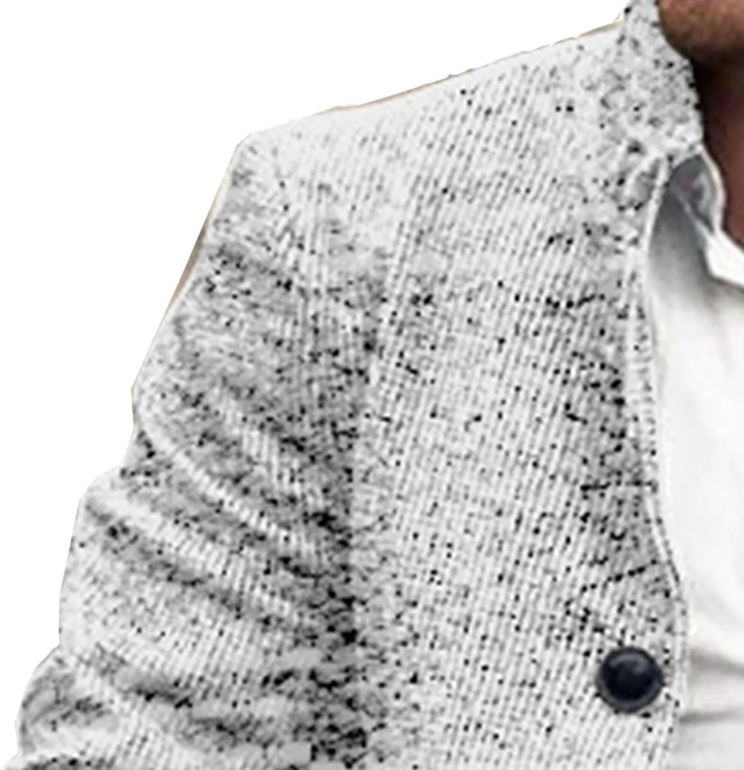 Maiyifu-GJ Mens Single Breasted Trench Jacket Winter Slim Fit Wool Blend Pea Coat Warm Lapel Work Business Jacket