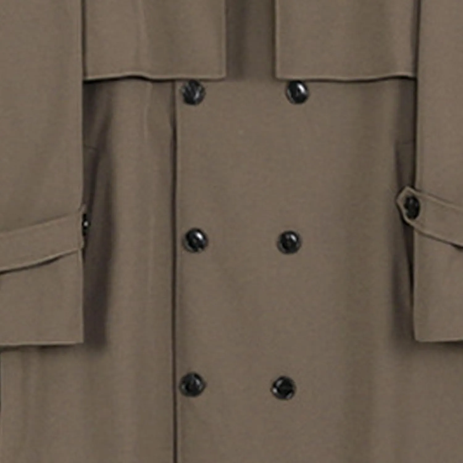 Man's Double Breasted Trench Coat Oversized Casual Loose Windbreaker Lapel Long Jacket Overcoat With Belt