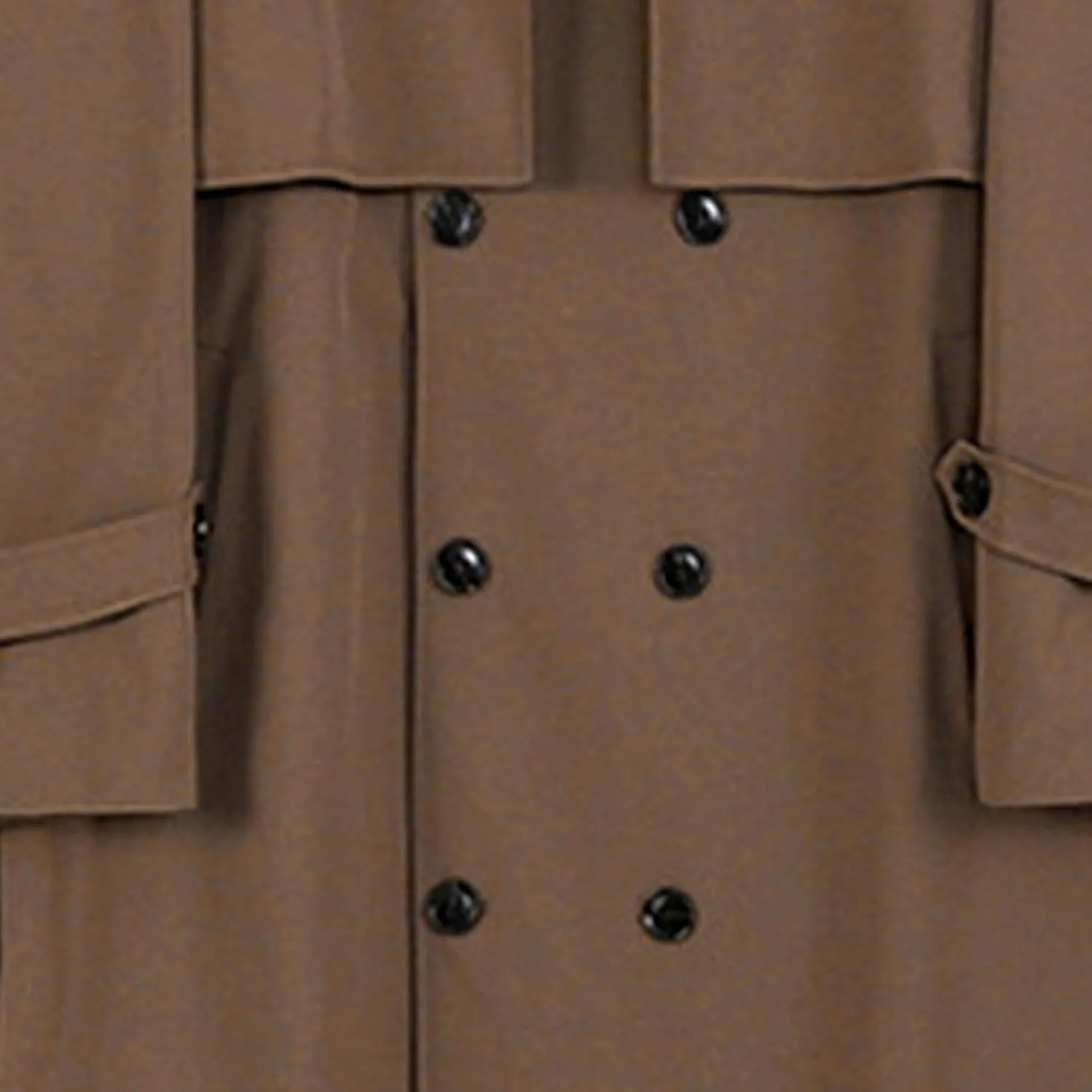 Man's Double Breasted Trench Coat Oversized Casual Loose Windbreaker Lapel Long Jacket Overcoat With Belt