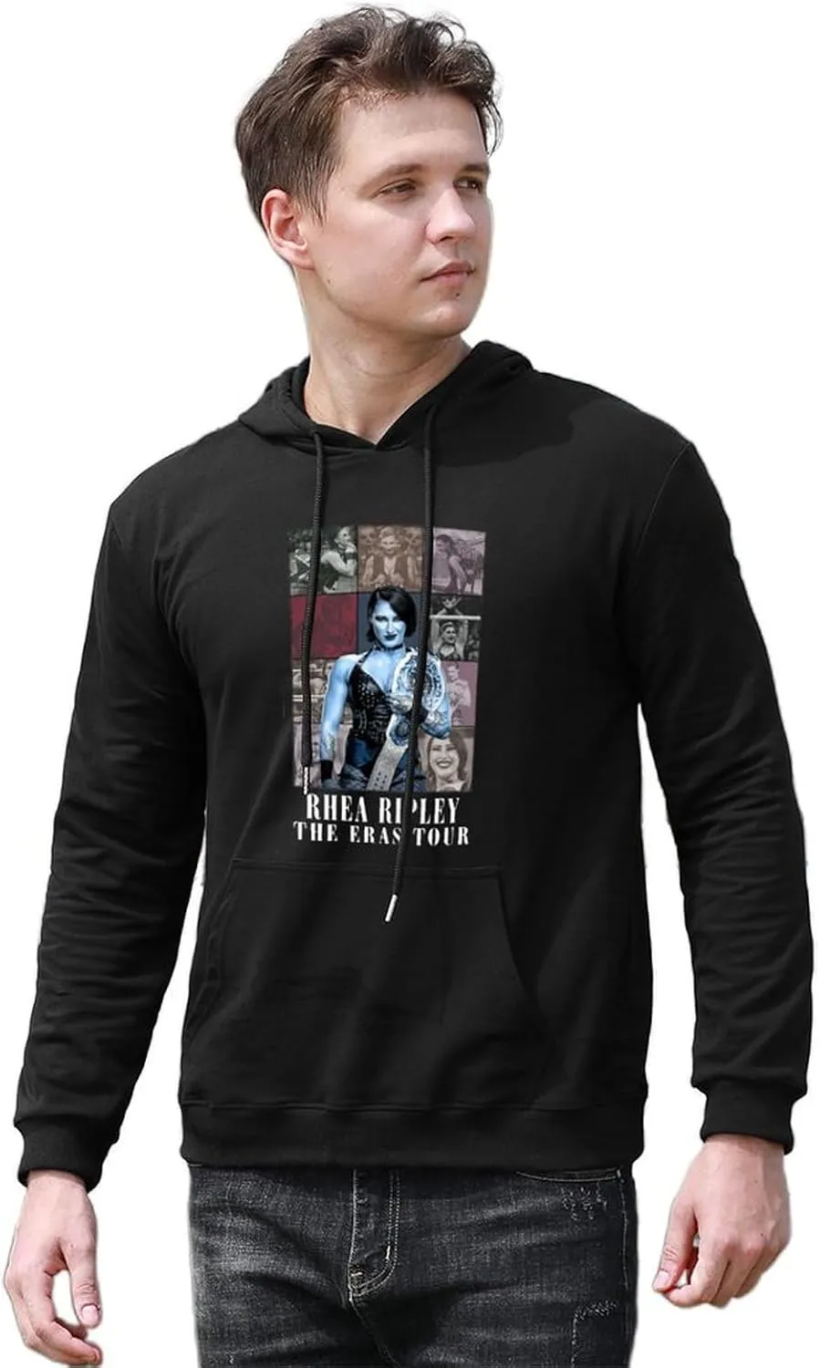 Men Women Hoodies Oversized Sweatshirts Casual Cotton Hooded Long Sleeve Tops Graphic Clothing