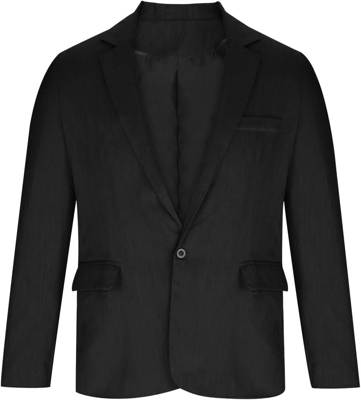 Mens Suit Jacket Gym Sport Coats Slim Fit Business Office Work Blazers Lightweight Open Front Stretch Work Cardigan
