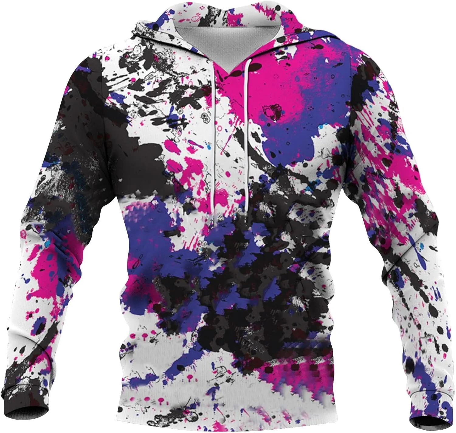 Men's Sweatshirt Plus Size Long Sleeve Hooded Pullover Printed 2024 Fashion Casual Loose Fit Hoodies