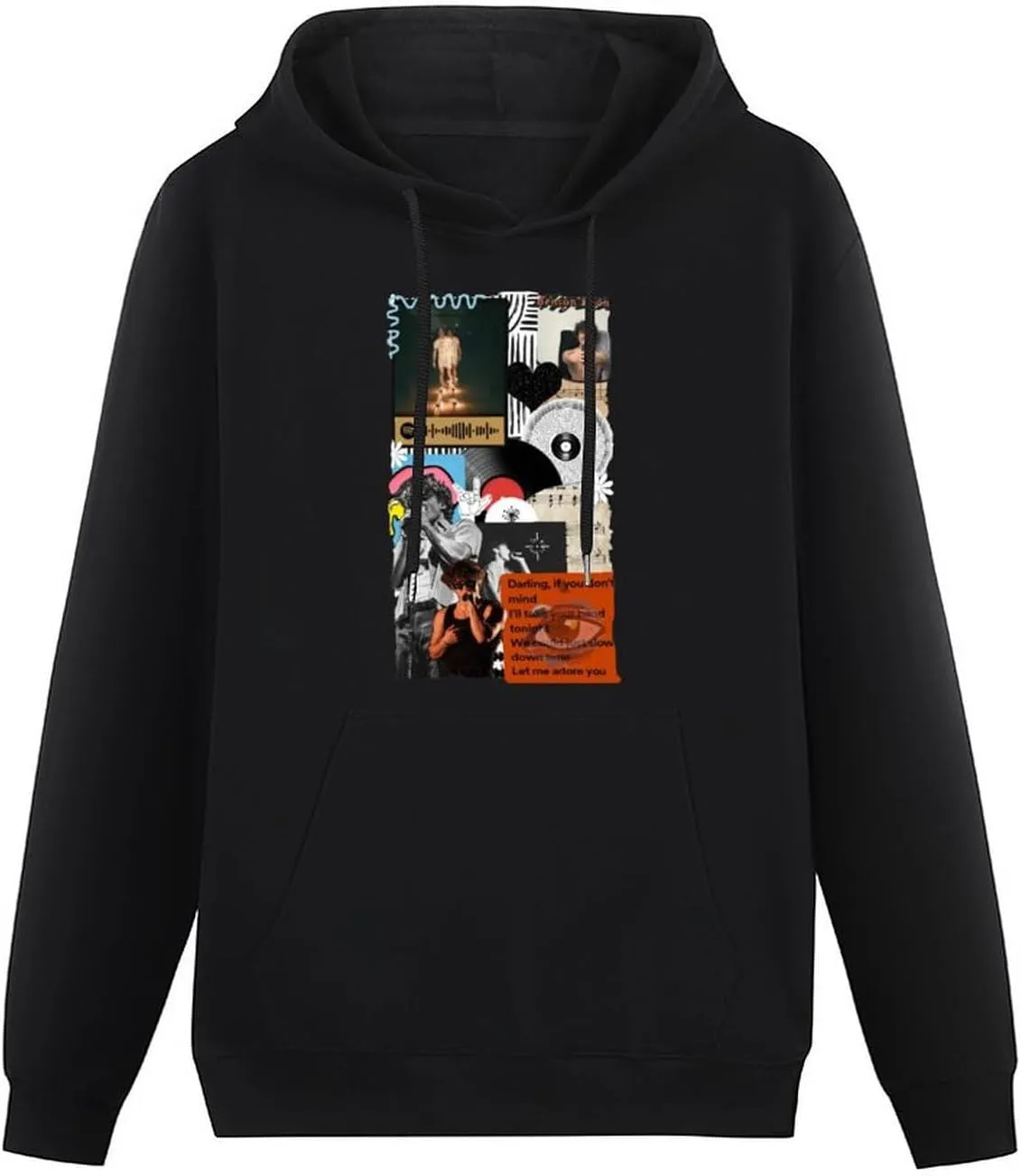 Mens Woman Hoodies Oversized Sweatshirts Casual Cotton Hooded Casual Long Sleeve Top Graphic Clothing